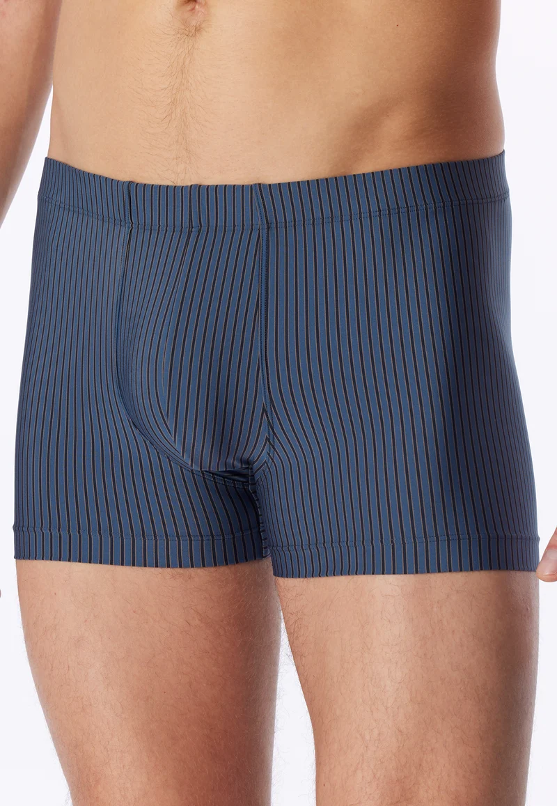 Enge Boxershorts Blau gestreift - Pure Micro
