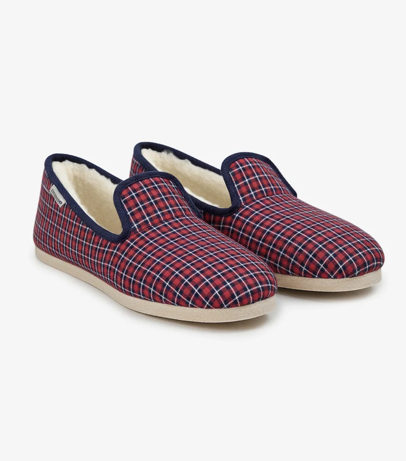 Charentaises Homme Tartan