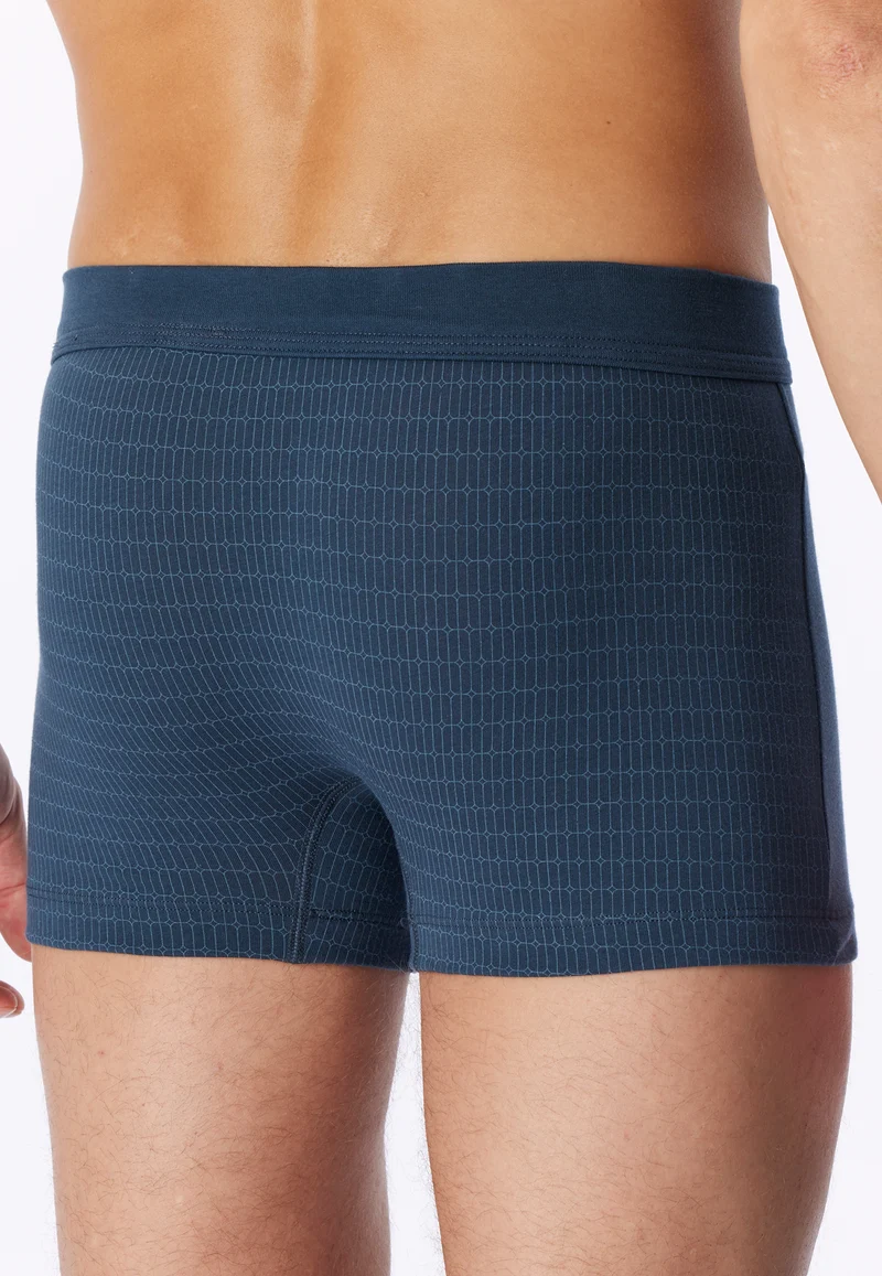 Enge Boxershorts Blau gemustert - Comfort Fit