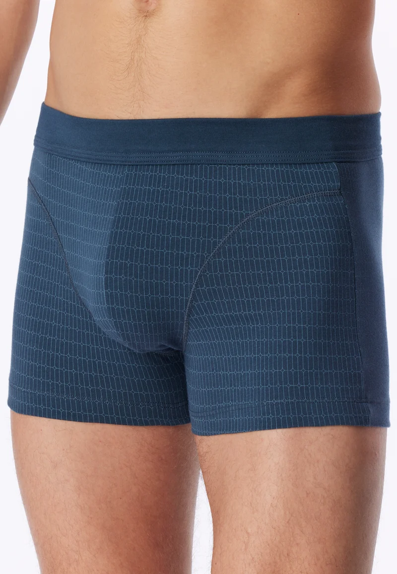 Enge Boxershorts Blau gemustert - Comfort Fit