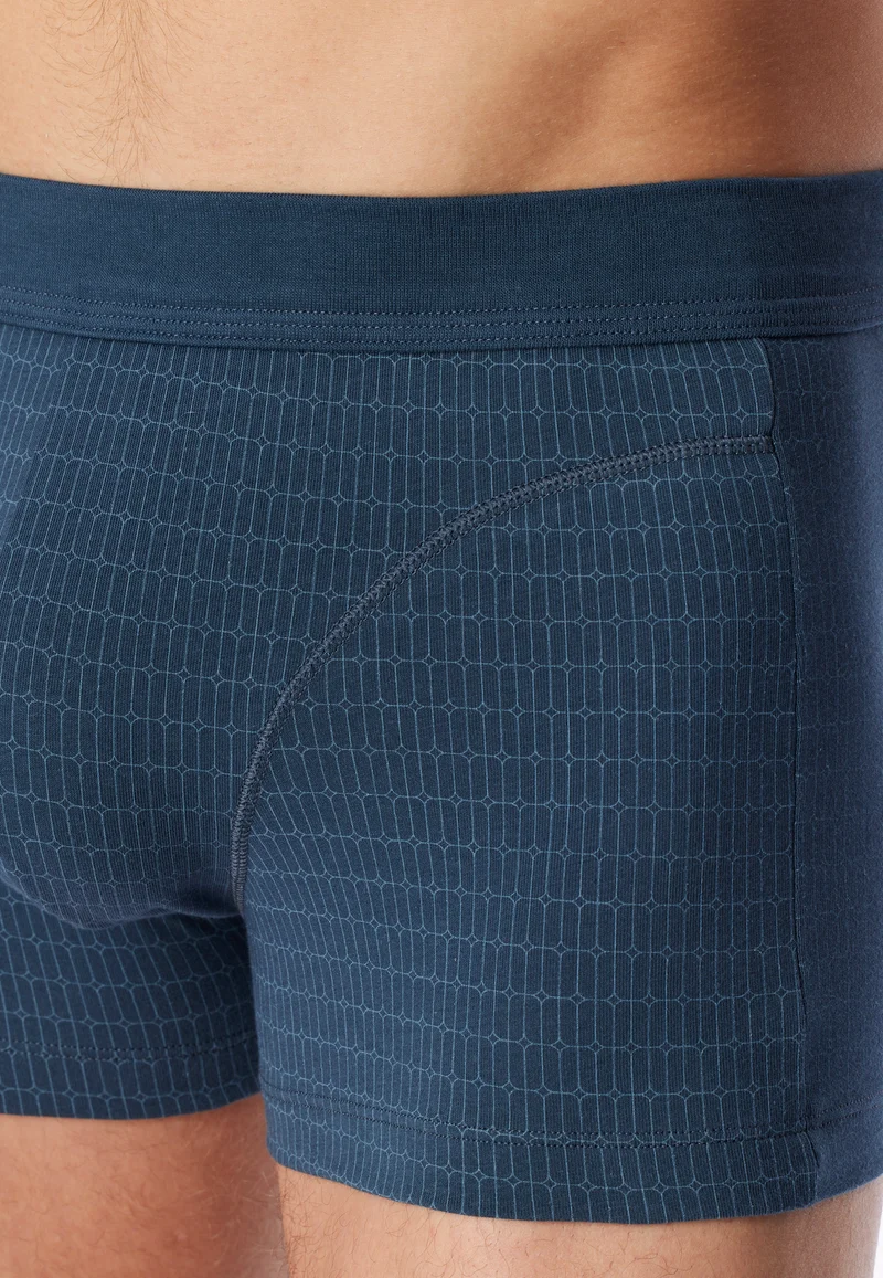 Enge Boxershorts Blau gemustert - Comfort Fit