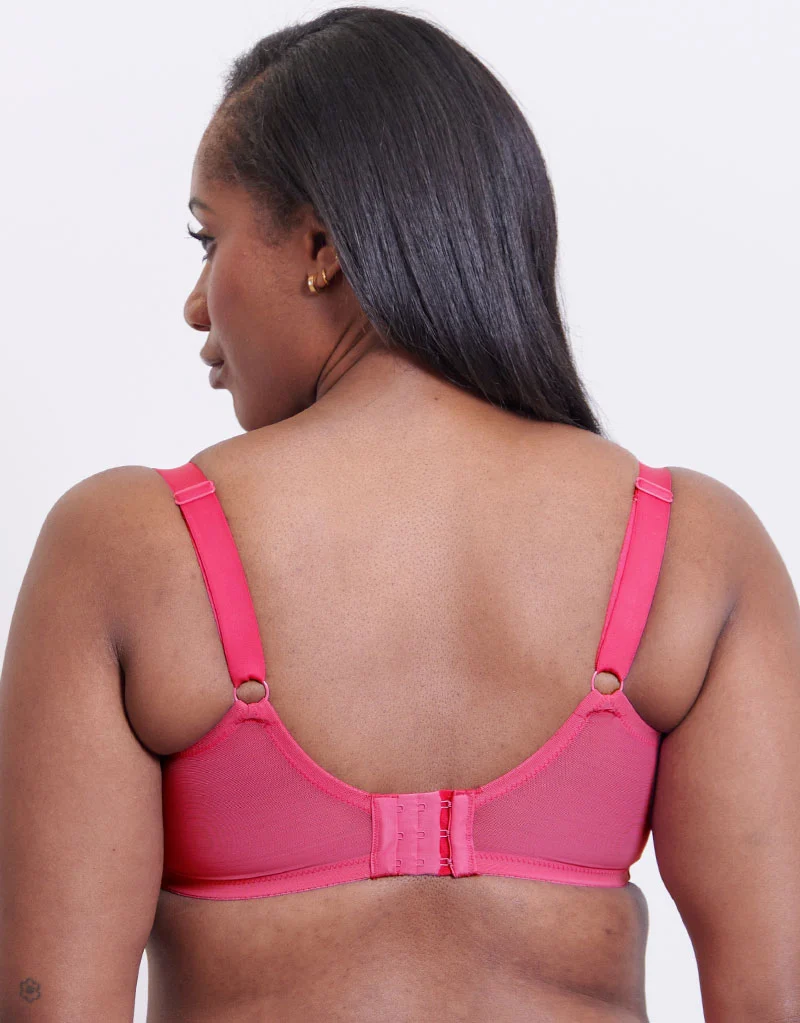 Flirtelle Emilie Full Cup Side Support Bra Hot Pink