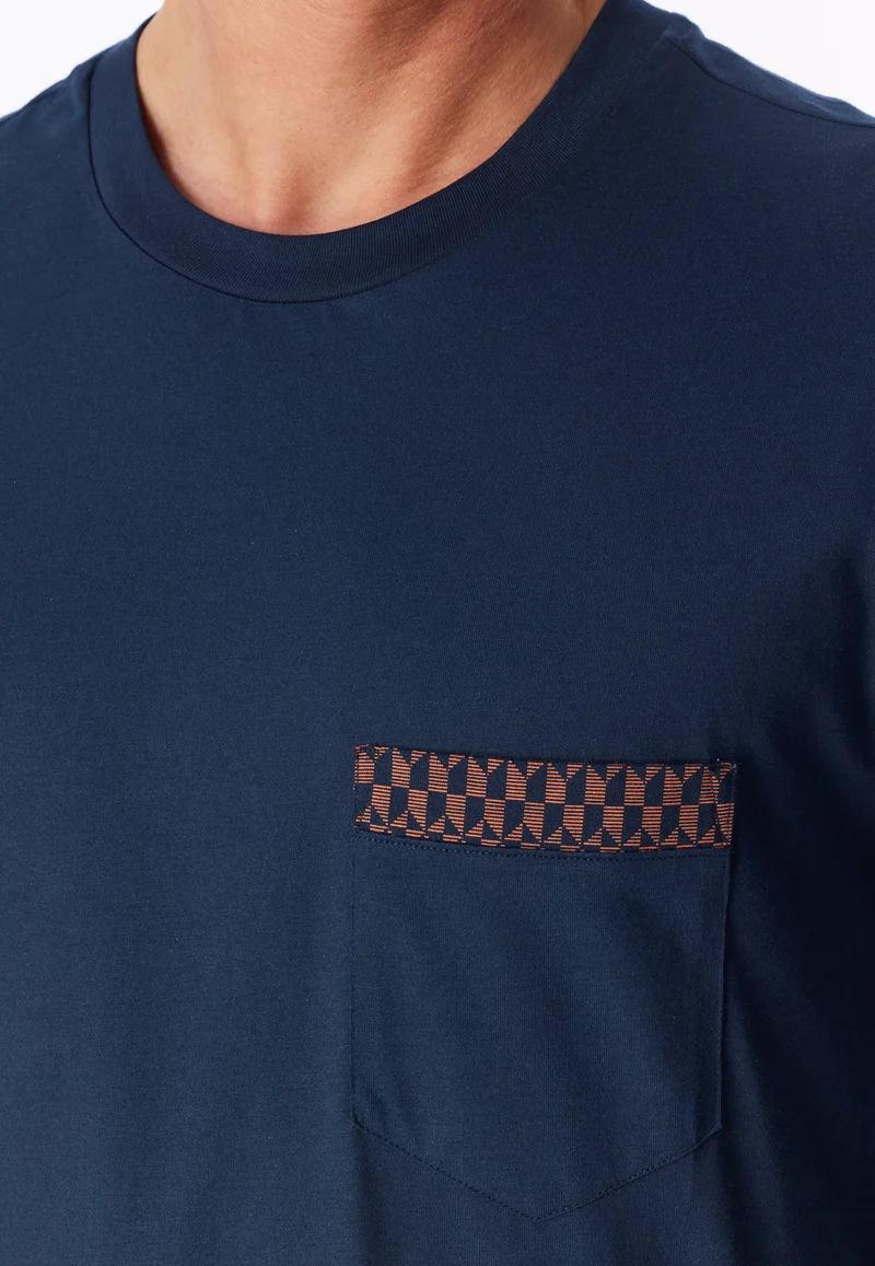 Nachthemd langarm Dunkelblau - Comfort Nightwear