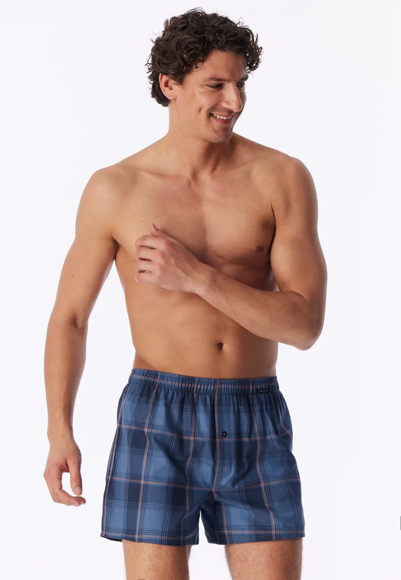Boxershorts mit Knopfleiste Bunt gemustert - Boxershorts Multipack