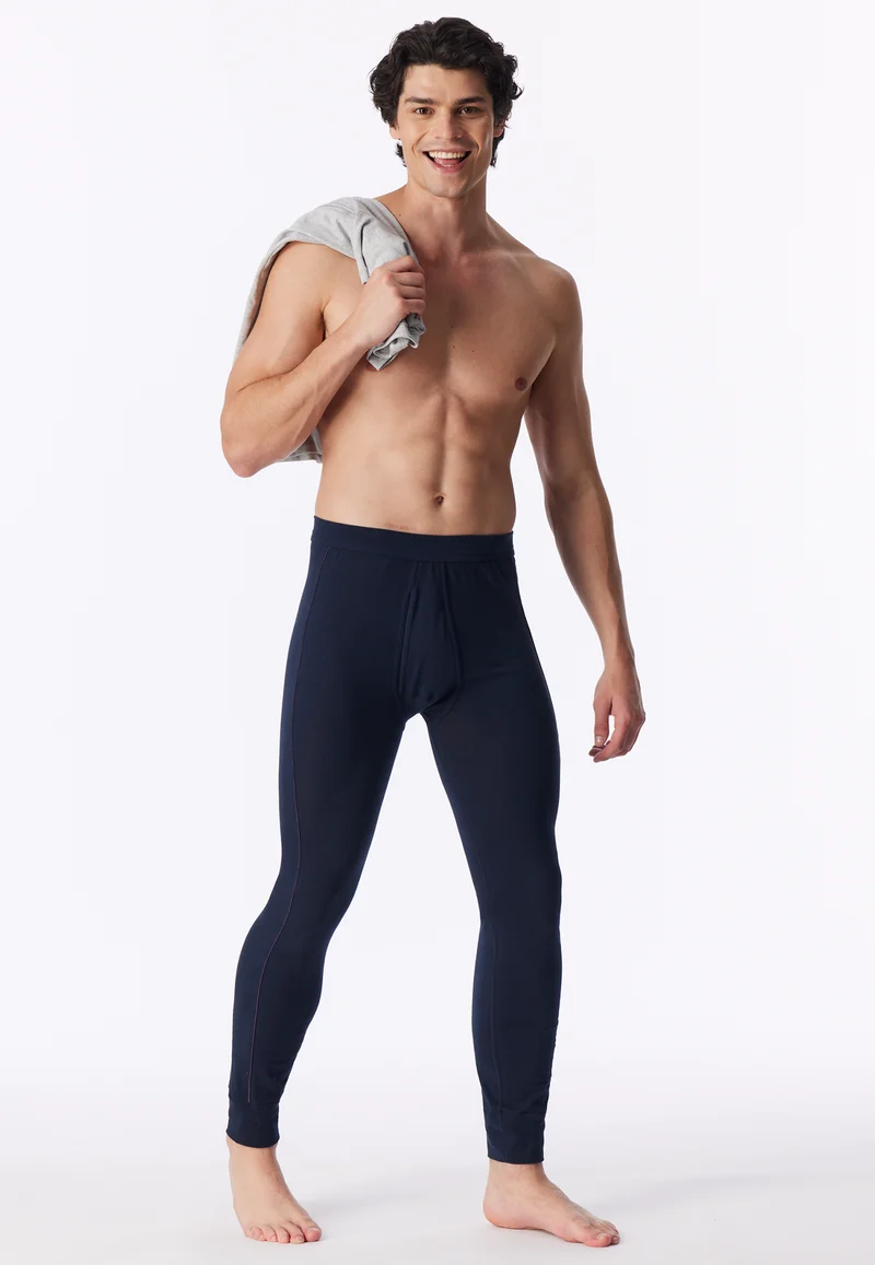 Unterhose lang Dunkelblau - Comfort Fit