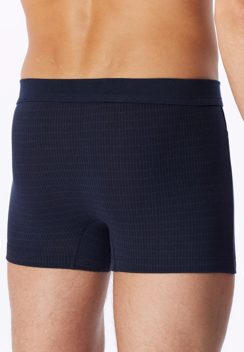 Enge Boxershorts Dunkelblau gemustert - Comfort Fit