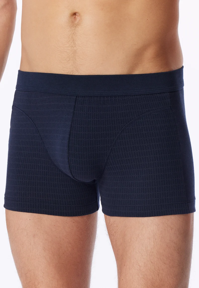 Enge Boxershorts Dunkelblau gemustert - Comfort Fit