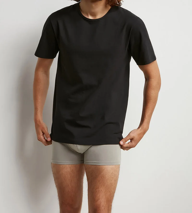 Lot de 2 Tshirts homme thermorégulateur à col rond noir Regul Activ