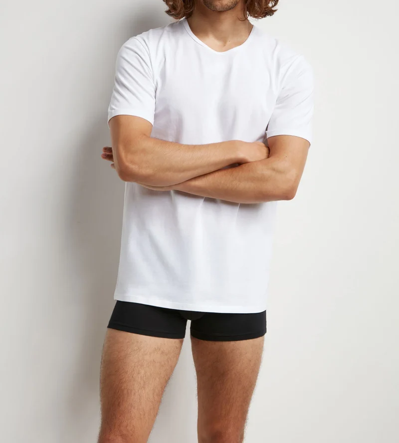 Lot de 2 Tshirts homme thermorégulateur à col rond blanc Regul Activ