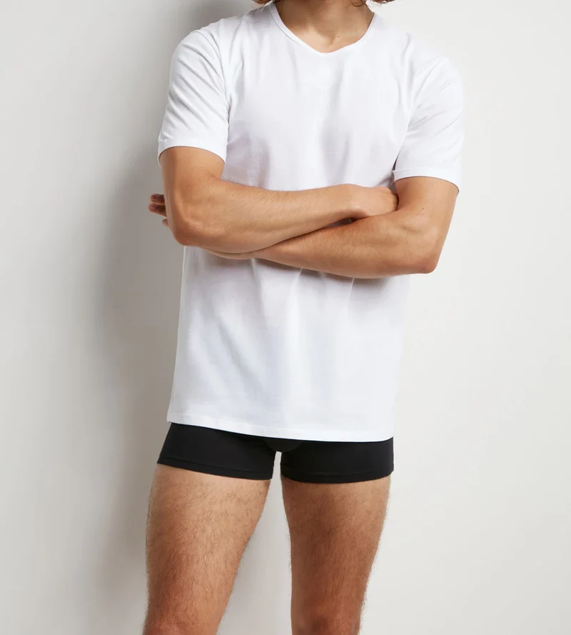 Lot de 2 Tshirts homme thermorégulateur à col rond blanc Regul Activ
