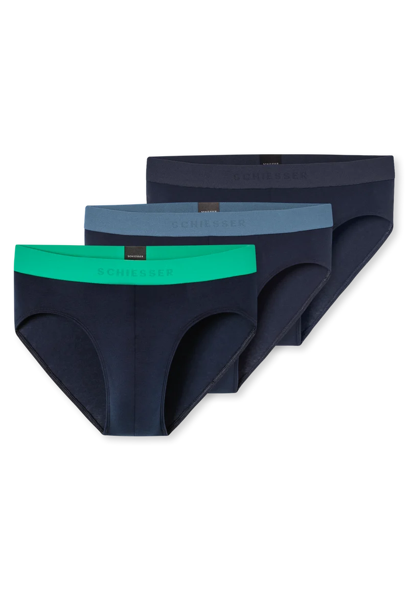 Slip 3er-Pack Dunkelblau - 95/5