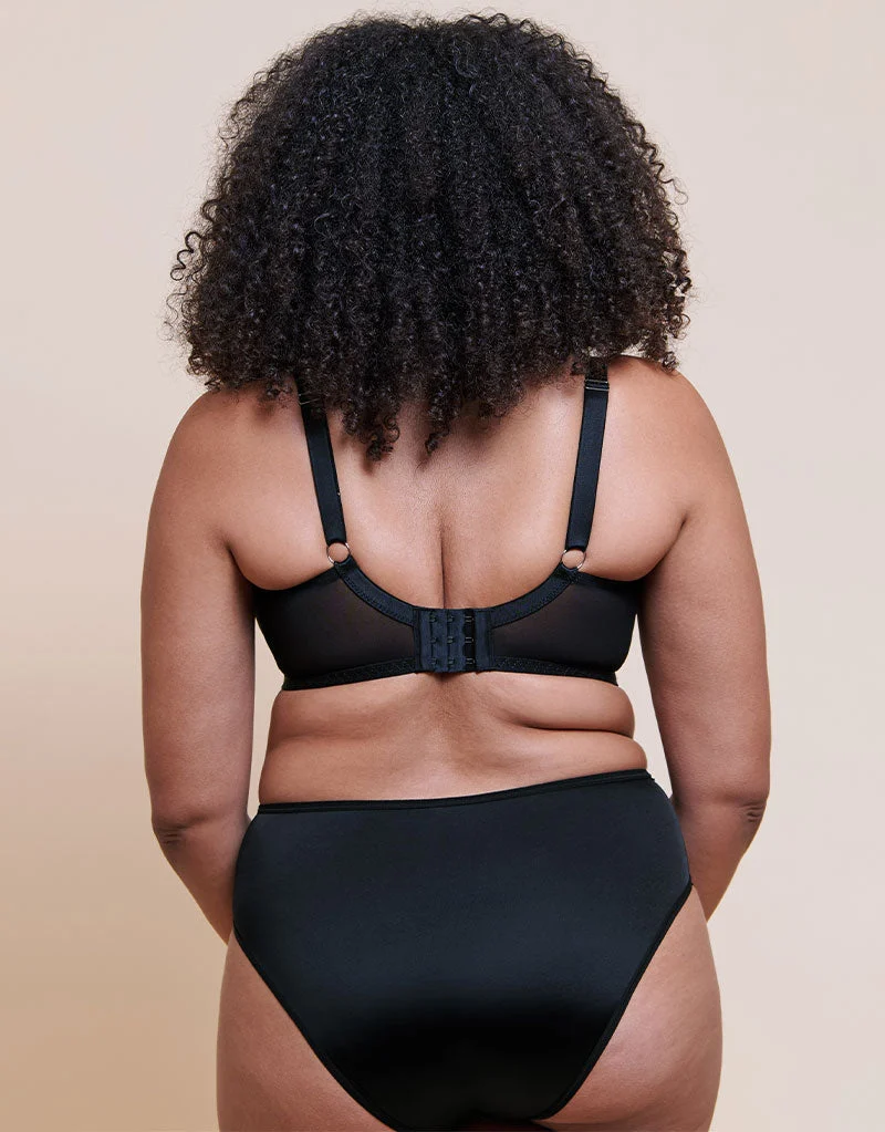 Curvy Kate Daze Padded T-Shirt Balcony Bra Black