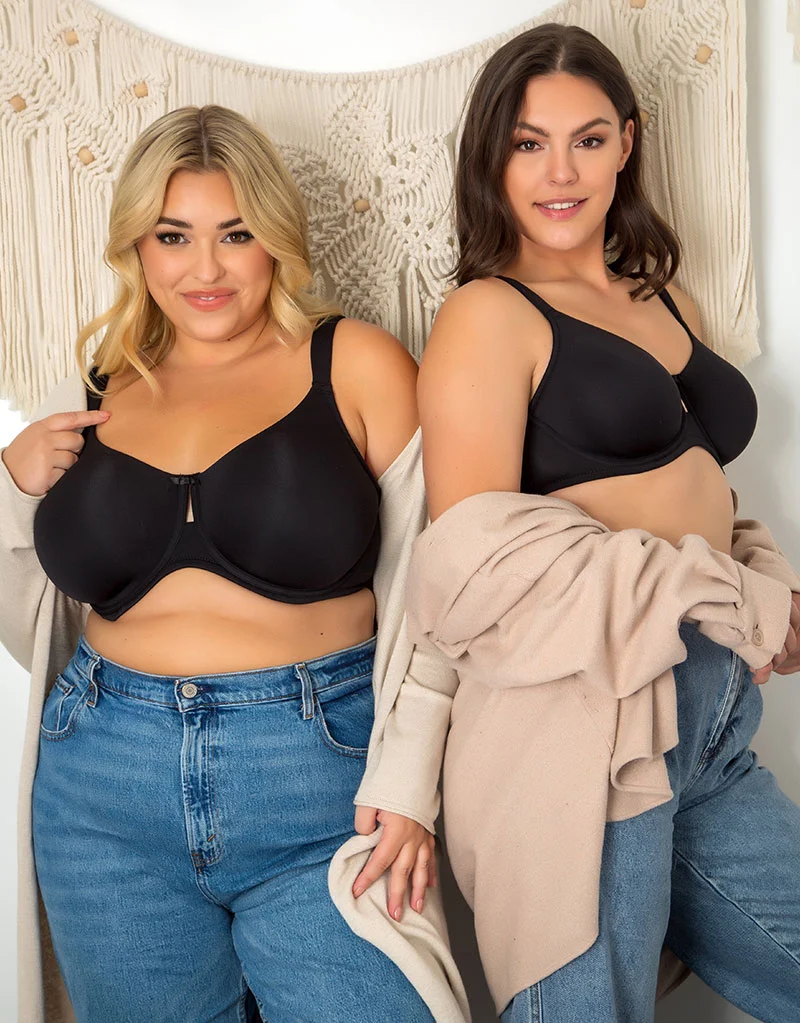 Parfait Erika Moulded Full Cup T Shirt Bra Black