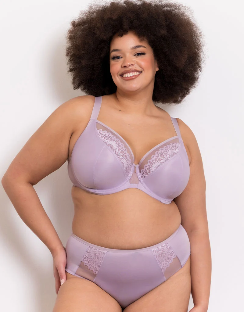 Adella Hera Full Plunge Bra Lavender