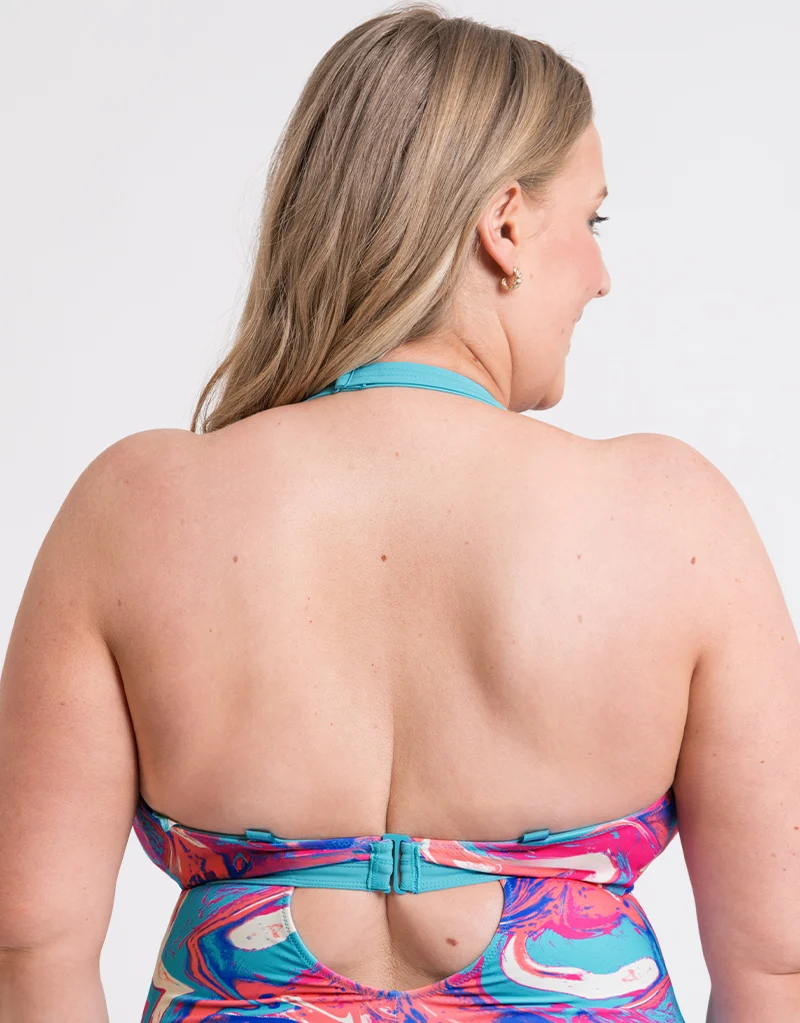 Curvy Kate Ibiza Reversible Non-Wired Multiway Swimsuit Print Mix