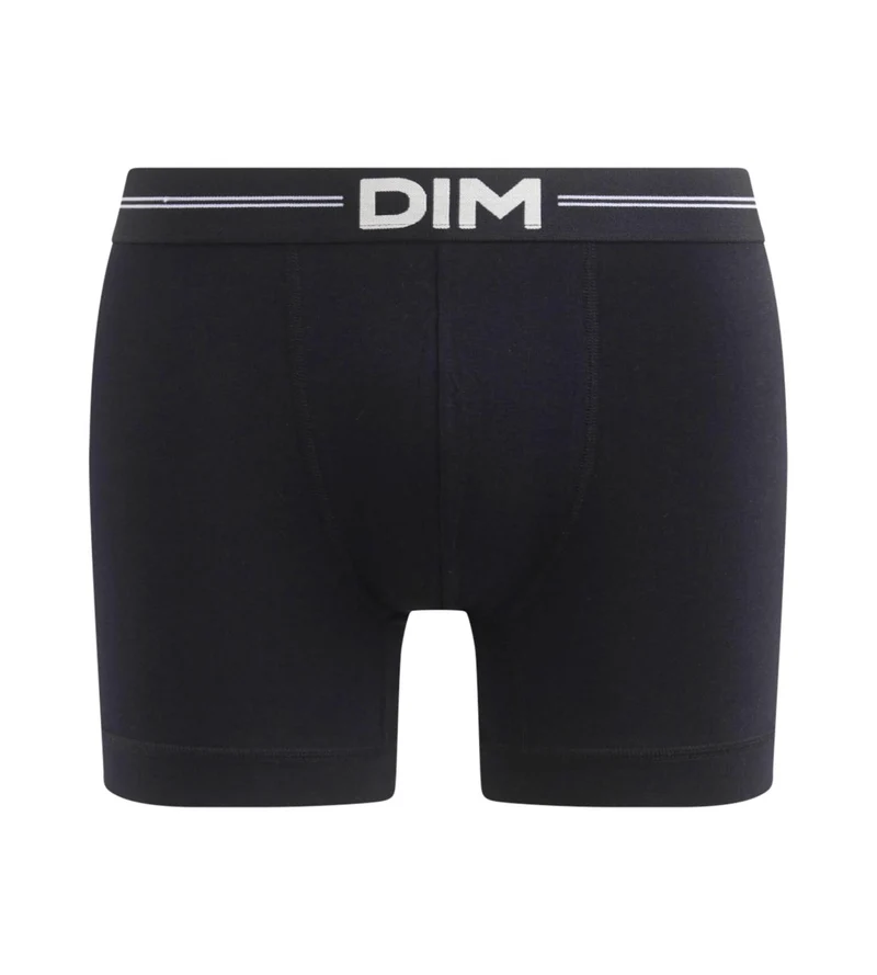 Boxer homme en coton modal à coutures plates Noir Dim Icons Essentiel