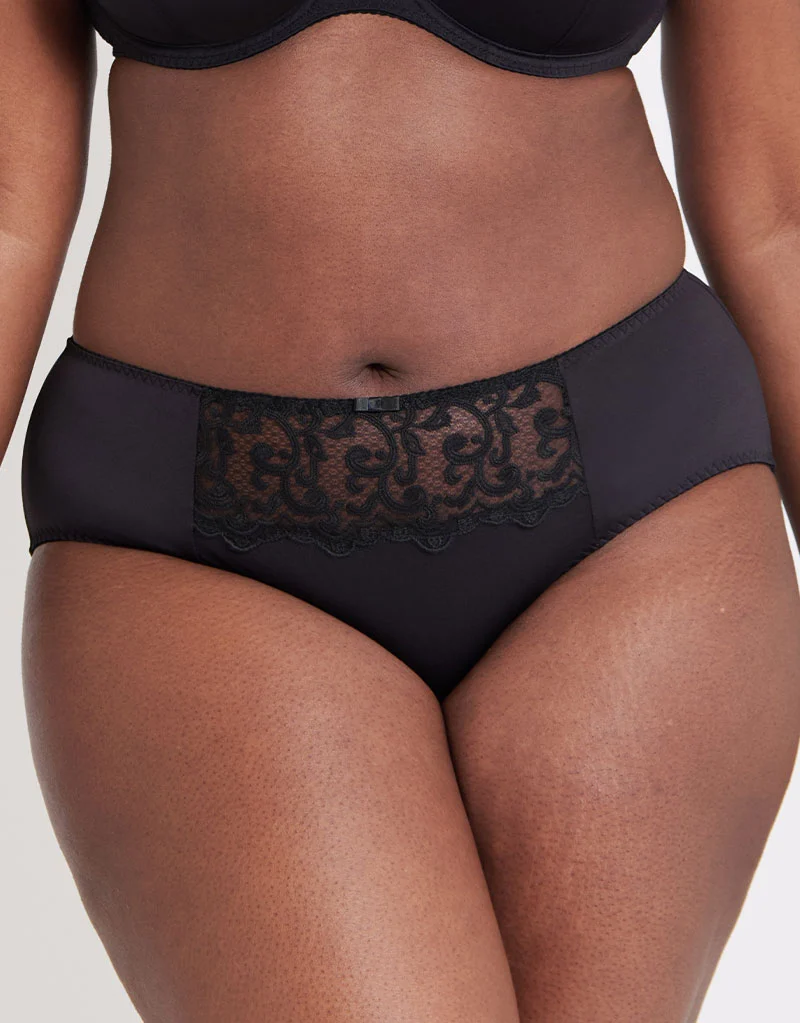 Flirtelle Swirl Brief Black