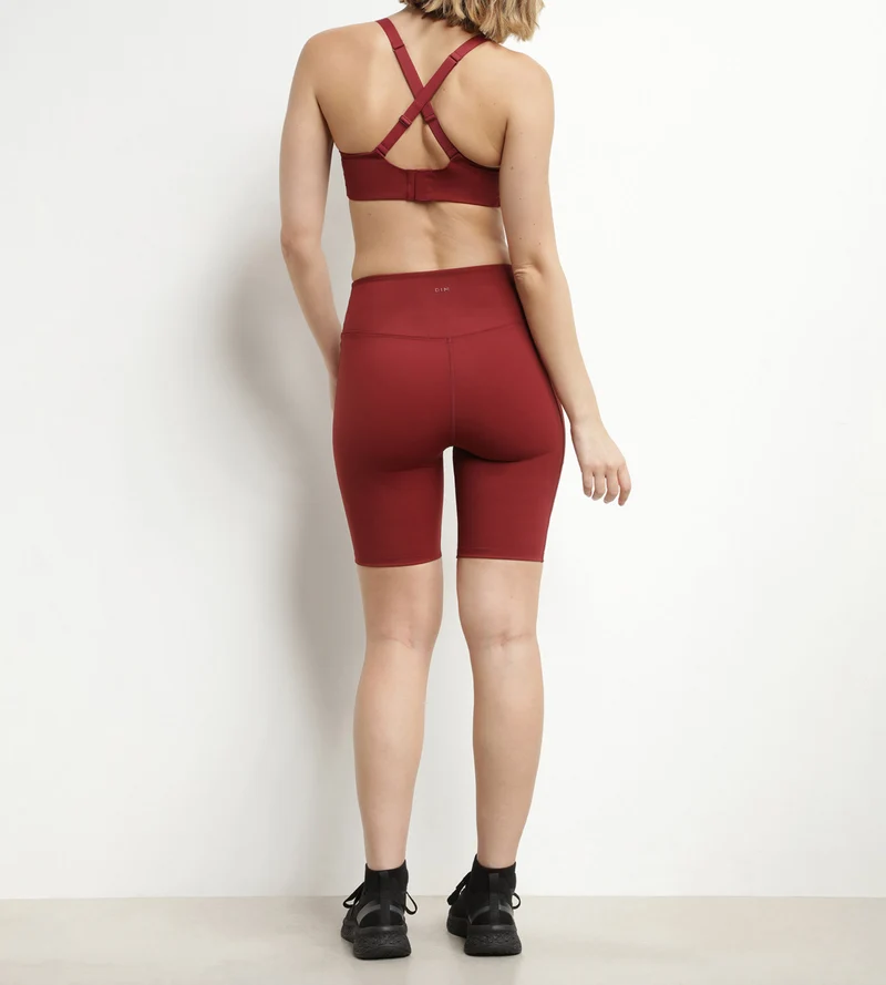Soutien-gorge de sport en microfibre sculptante Bordeaux Dim Move