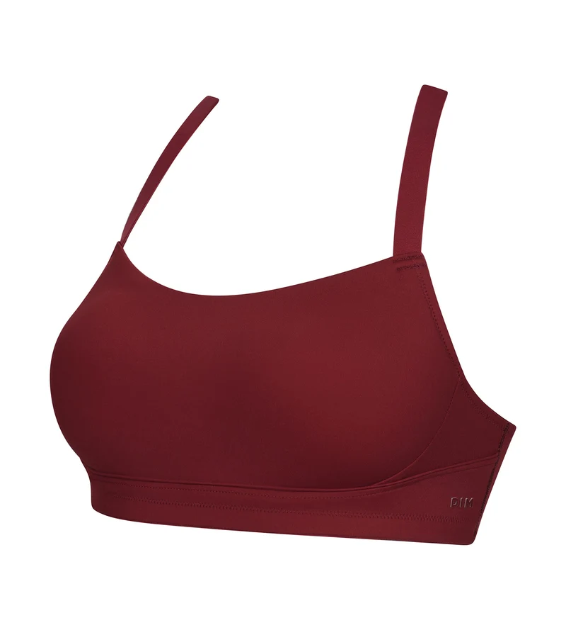 Soutien-gorge de sport en microfibre sculptante Bordeaux Dim Move
