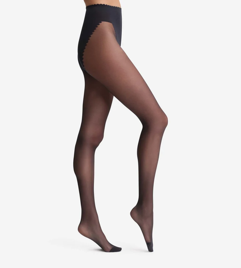Collant noir Body Touch Ventre Plat 20D