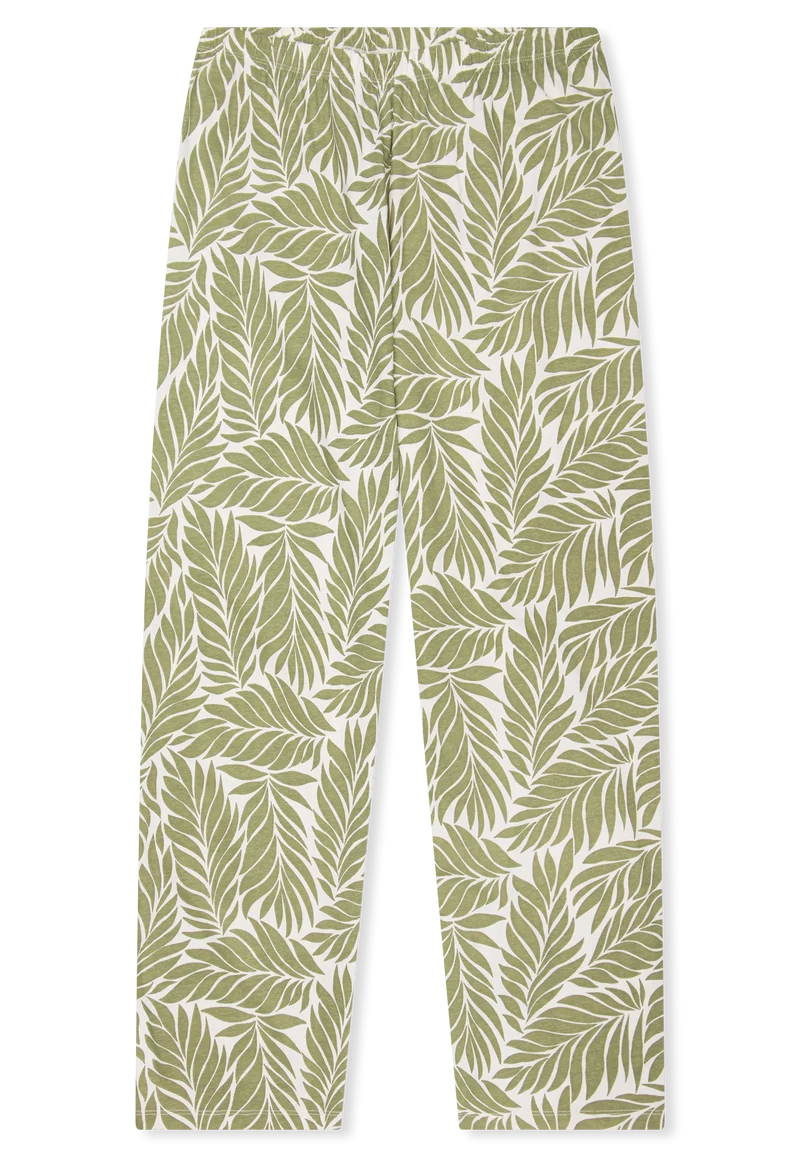 Schlafanzug Oliv gemustert - Comfort Essentials