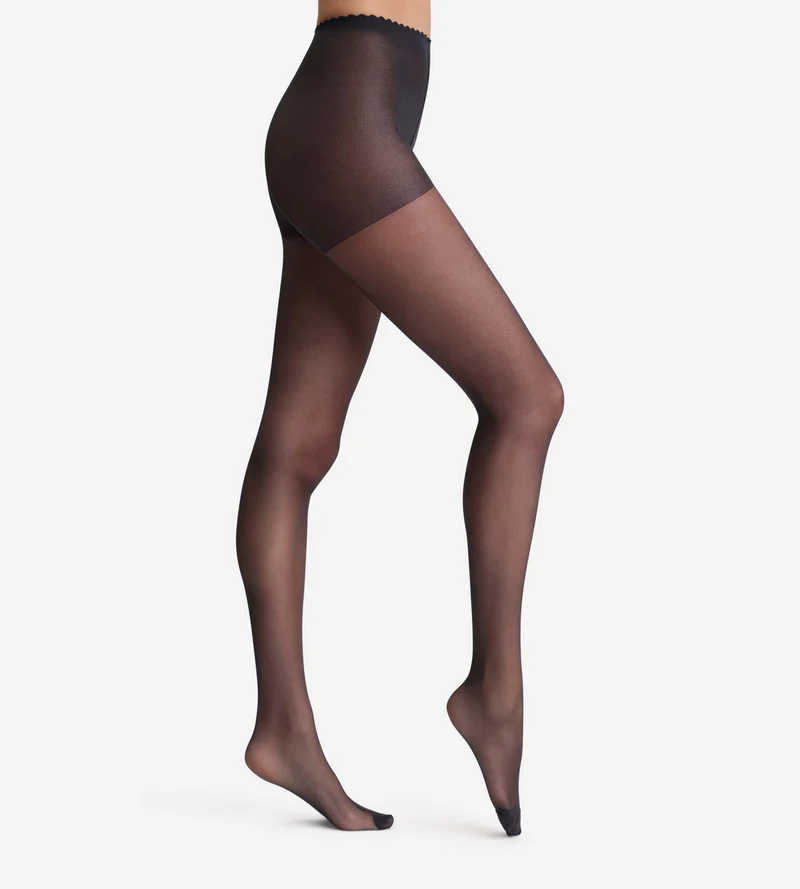 Collant voile transparent noir Body Touch Dim 17D