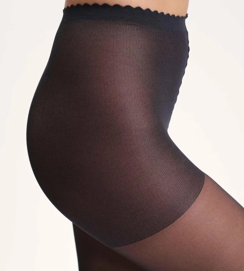 Collant voile transparent noir Body Touch Dim 17D