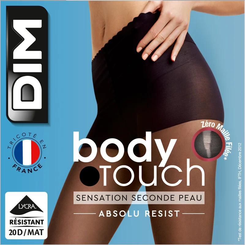 Collant noir Body Touch 20D Absolu Resist