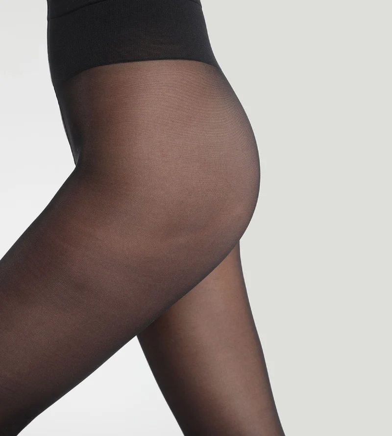 Collant noir Diam's Jambes fuselées 25D