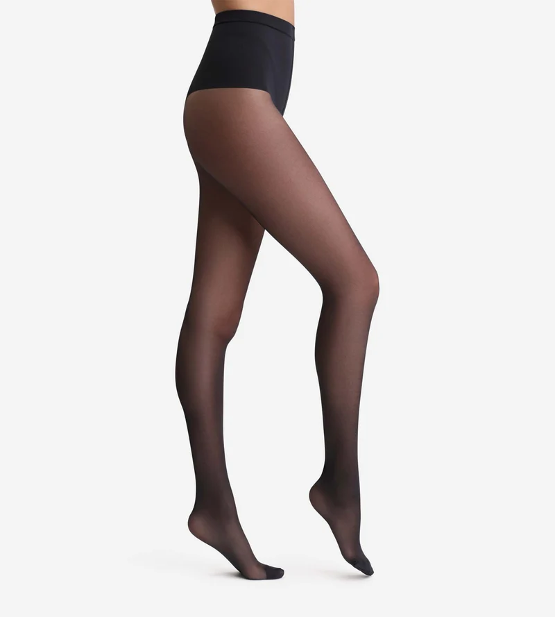 Collant noir Diam's Ventre Plat 25D