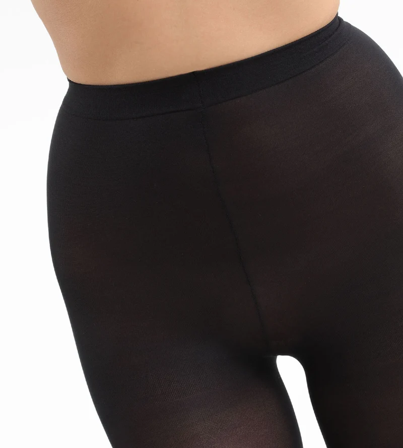Collant noir Diam's jambes fuselées 45D