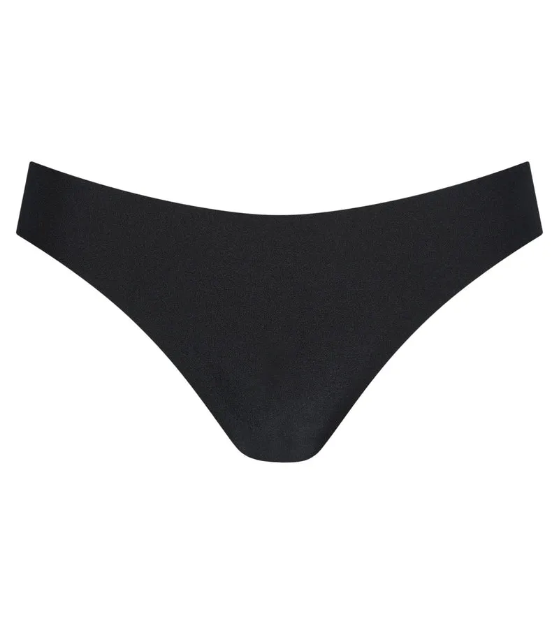 Tanga en microfibre sans couture Noir Dim No Show Invisible