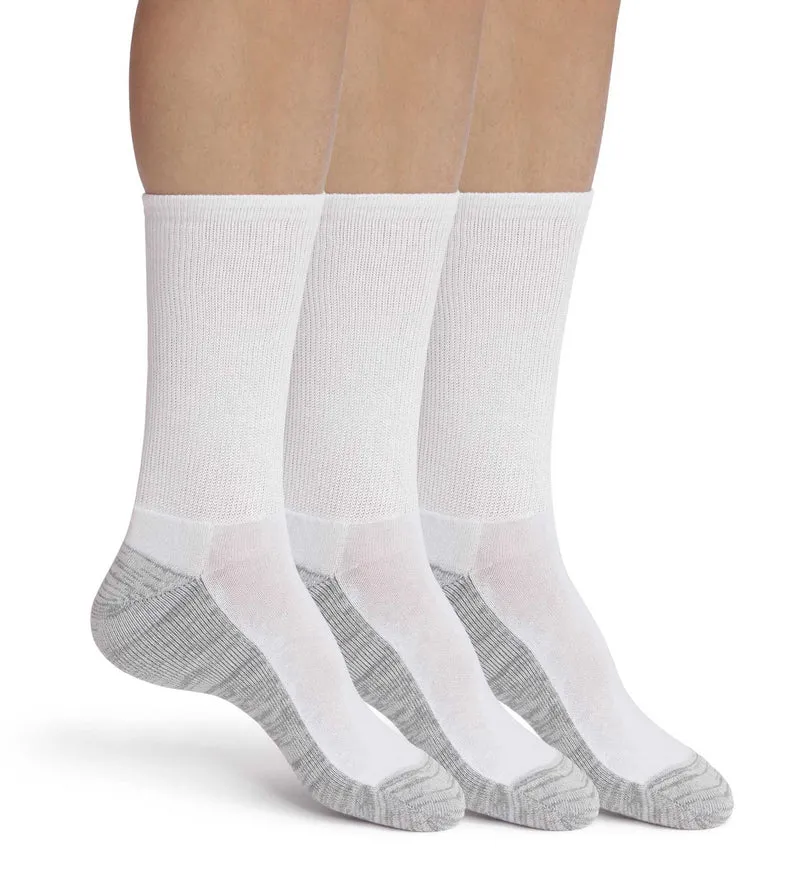 Lot de 3 paires de chaussettes homme en coton Blanc Gris EcoDim Sport