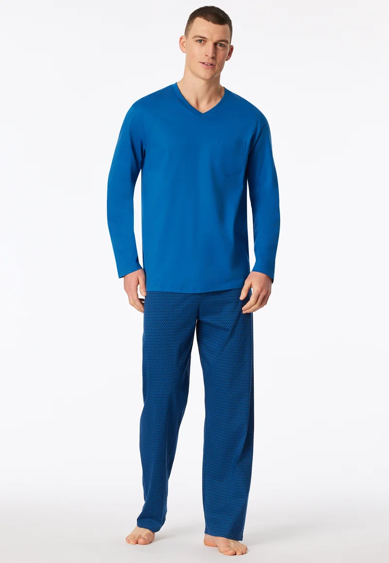 Schlafanzug Blau - Comfort Essentials