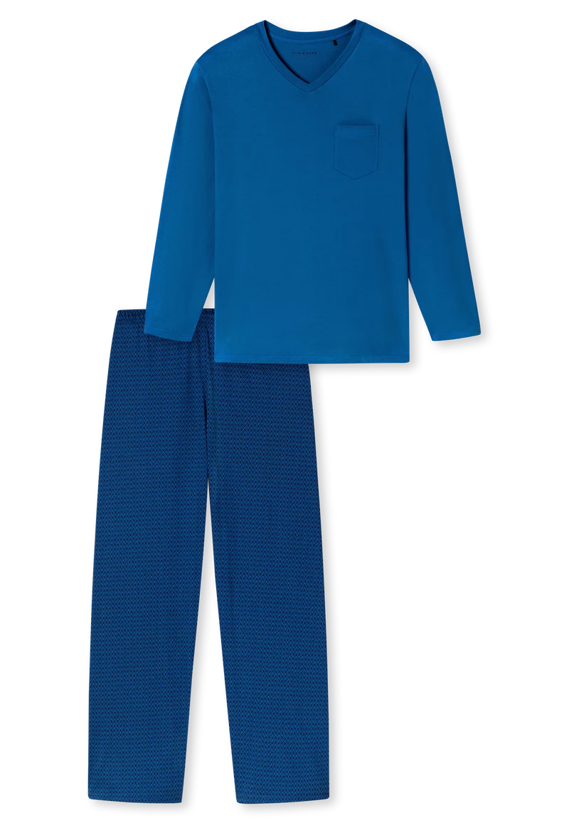 Schlafanzug Blau - Comfort Essentials