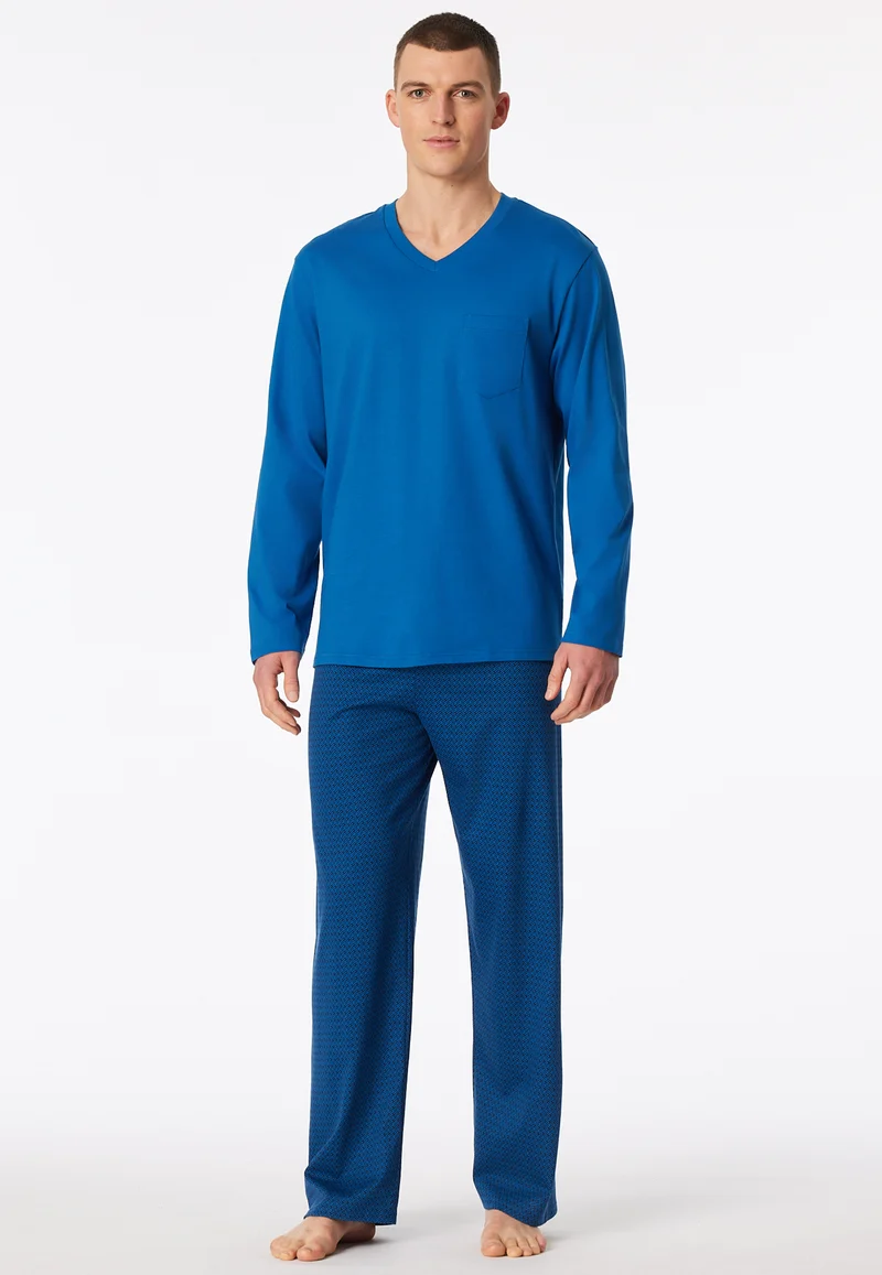 Schlafanzug Blau - Comfort Essentials