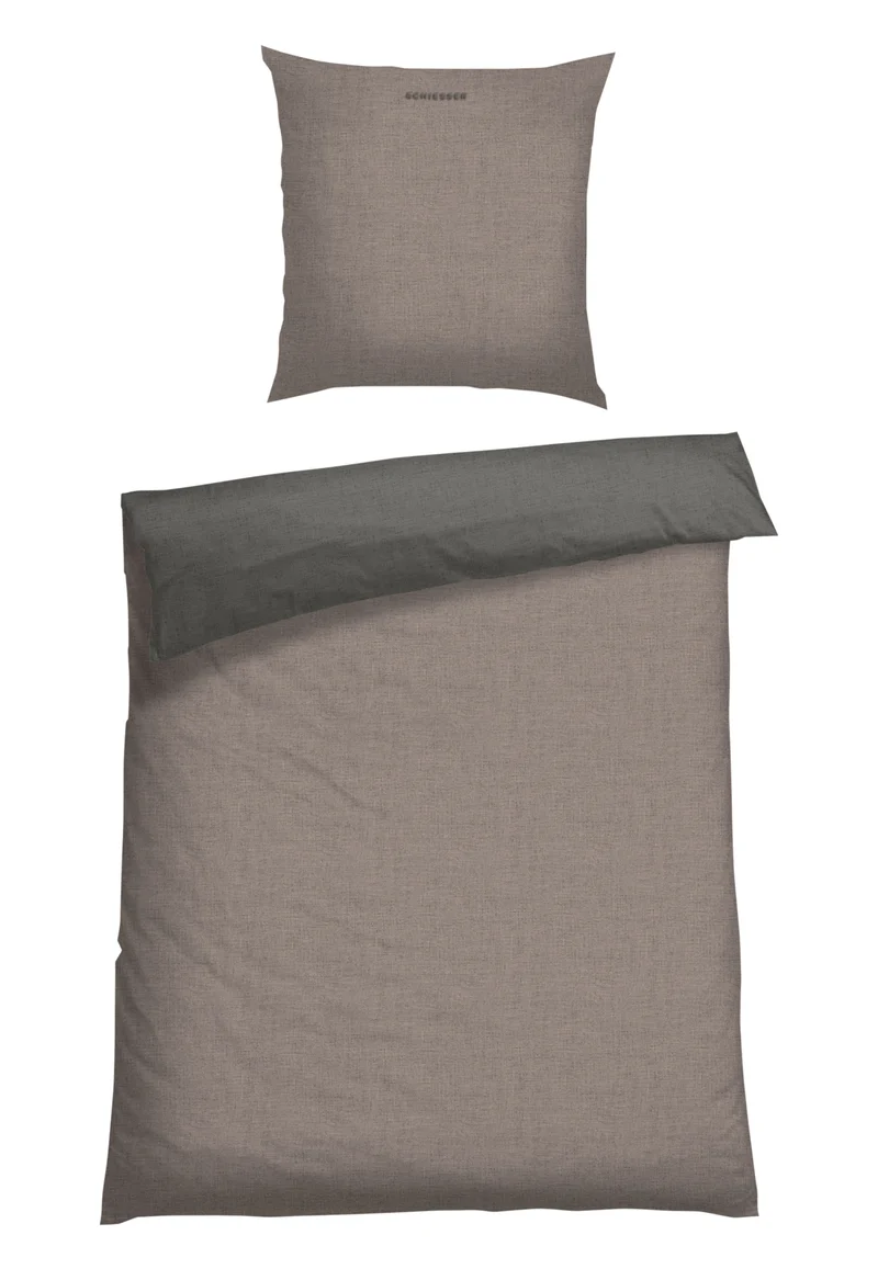 Bettwäscheset 2-teilig Grau - SCHIESSER Home
