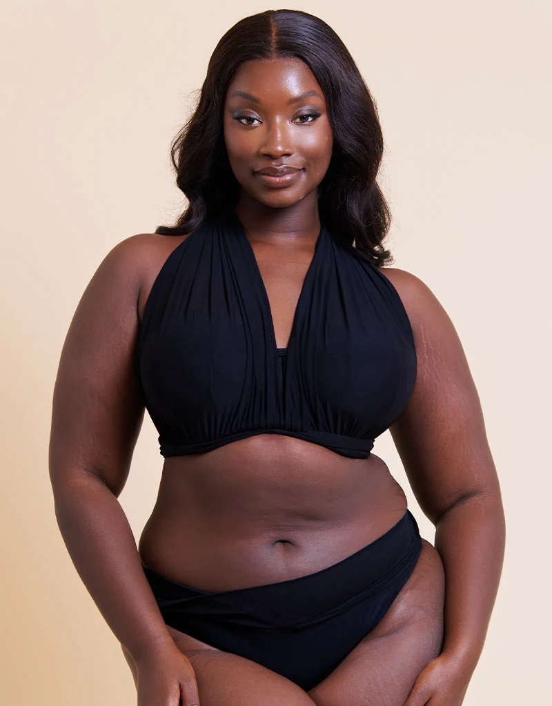 Curvy Kate Wrapsody Classic Bikini Brief Black
