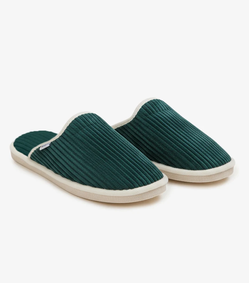 Mules Velours Femme Sapin