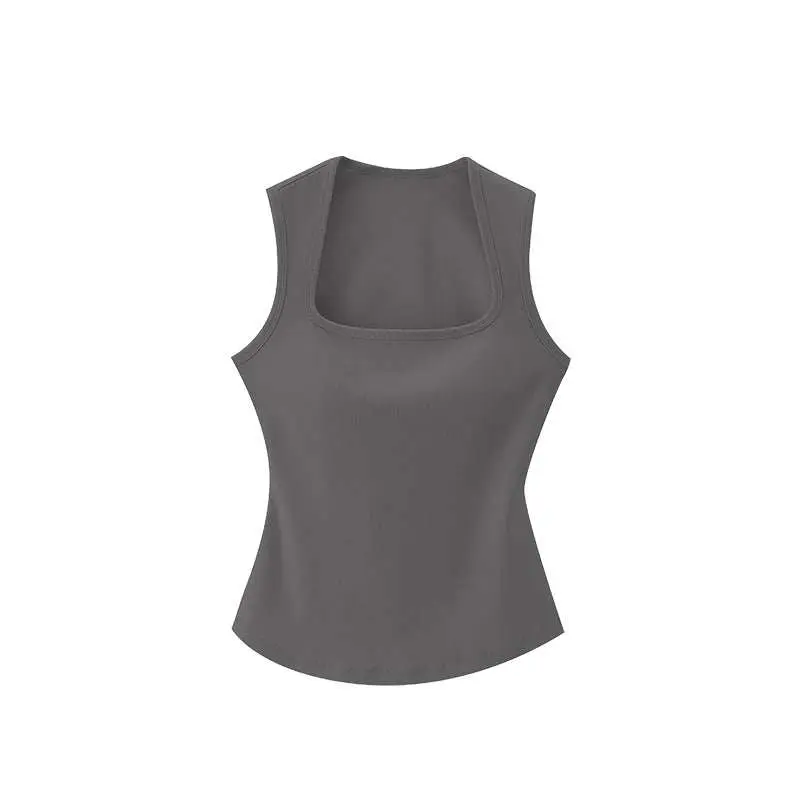 Square Neck Wide Strap Tank Top