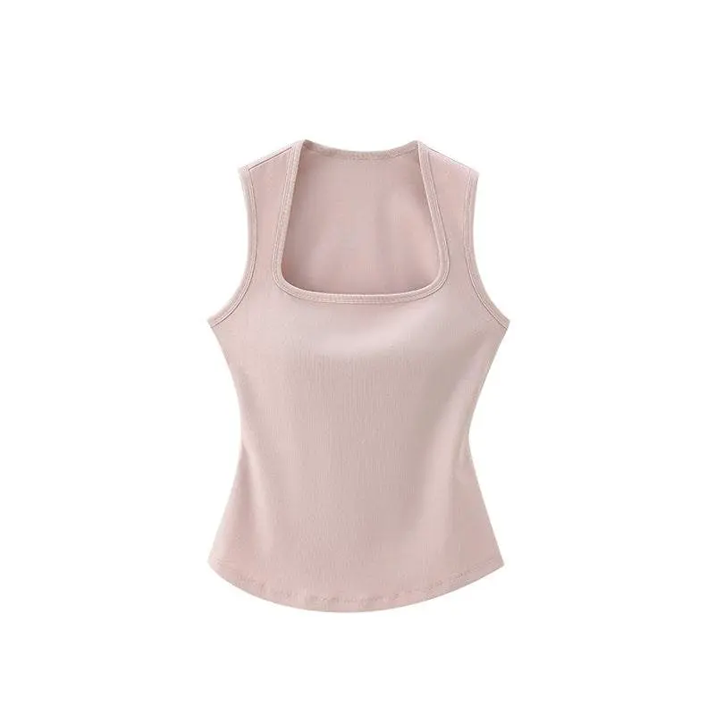 Square Neck Wide Strap Tank Top