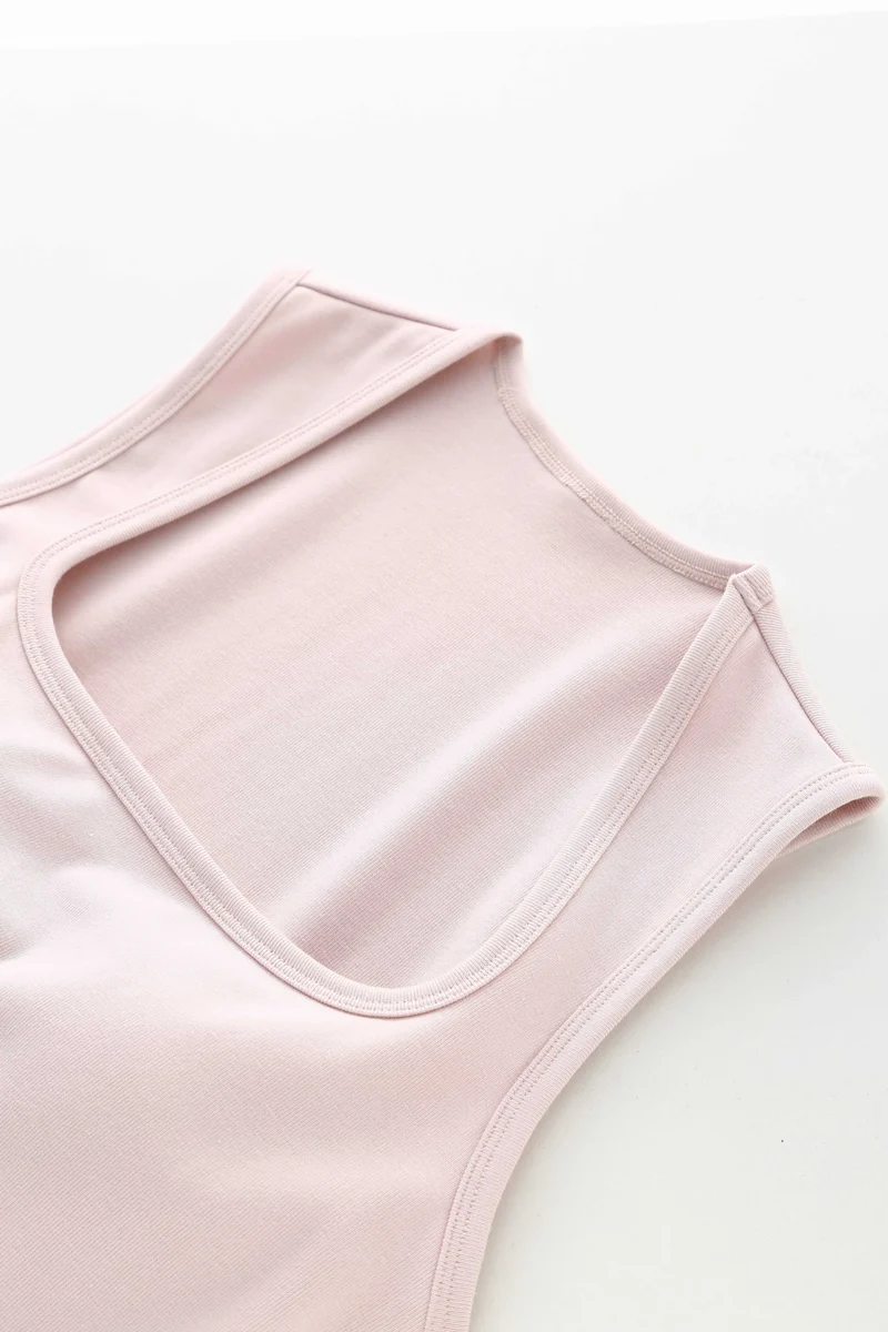 Square Neck Wide Strap Tank Top