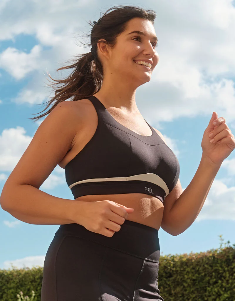 Panache Freedom Non Wired Sports Bra Black/Chalk
