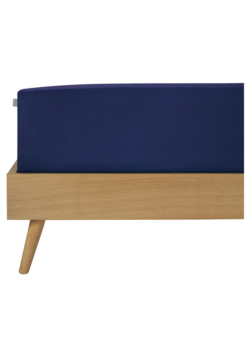 Spannbettlaken Dunkelblau - SCHIESSER Home