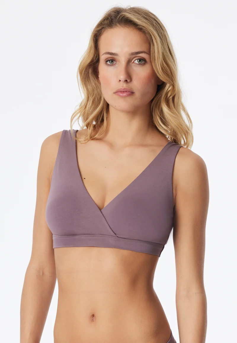 Bustier Schwangerschaftswäsche mauve - Unique Maternity