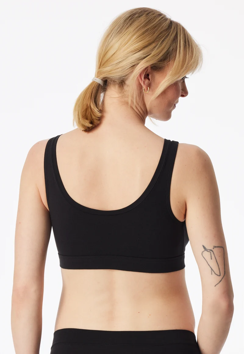 Bustier Schwangerschaftswäsche schwarz - Unique Maternity