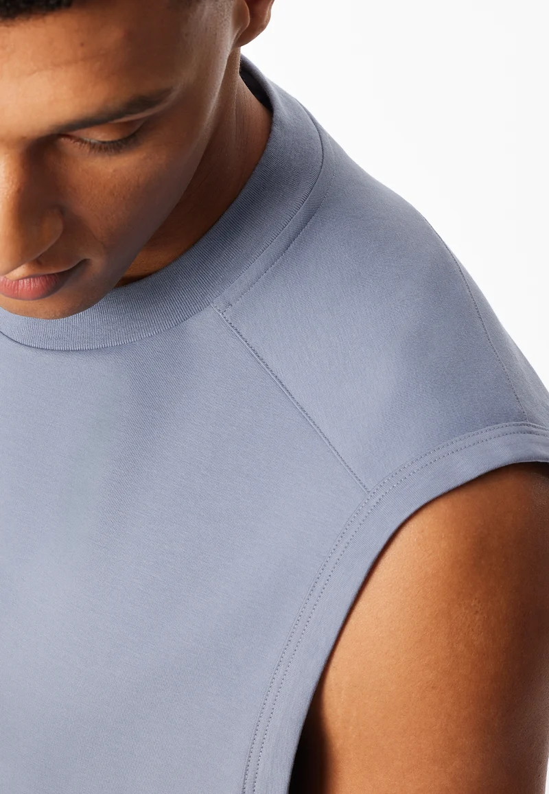 Schlafanzug kurz Blau - Modern Nightwear