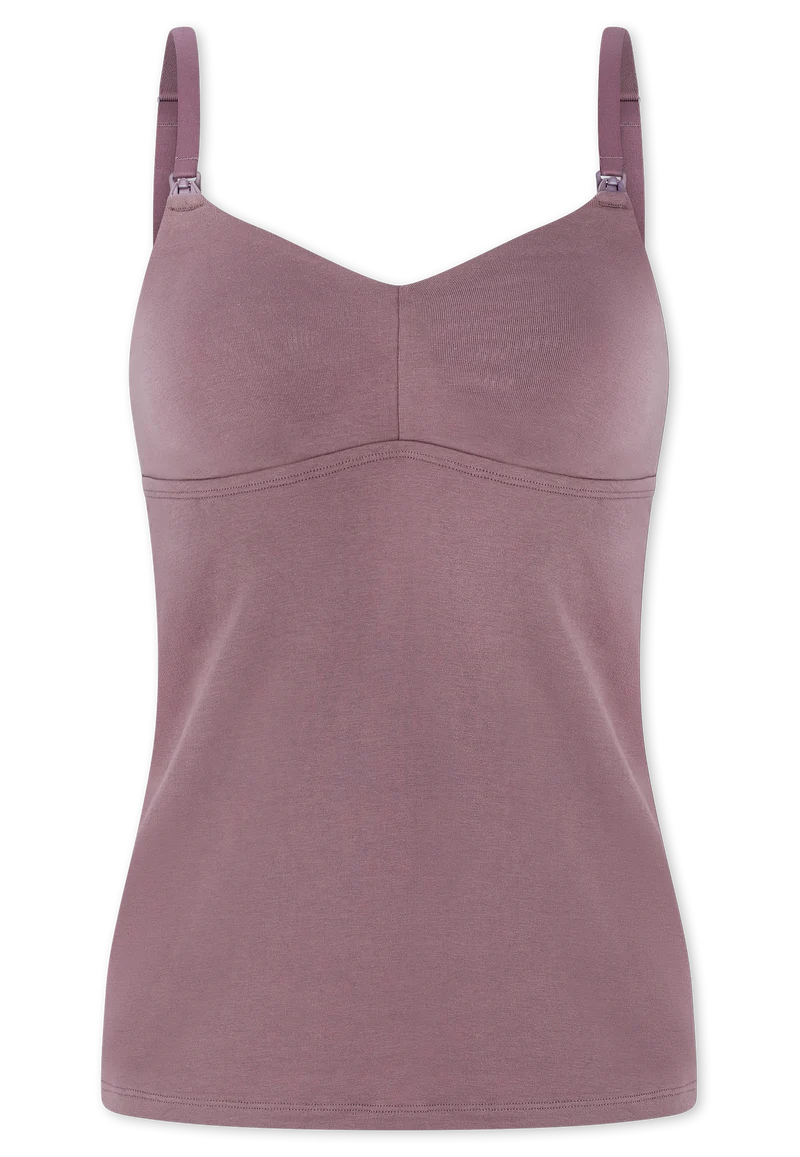 Umstandstop V-Ausschnitt Lila - Unique Maternity