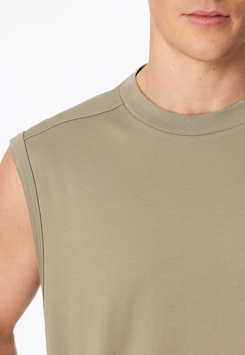 Schlafanzug kurz Beige - Modern Nightwear