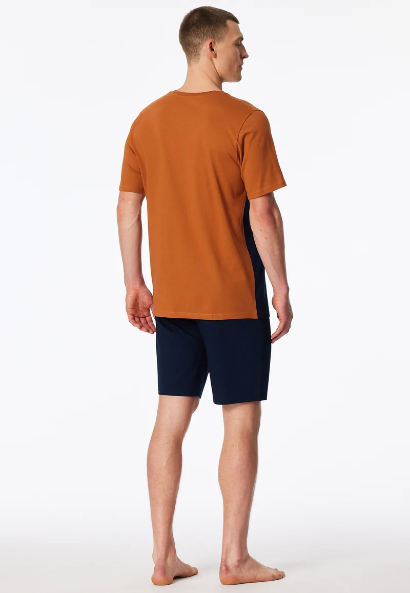 Schlafanzug kurz Bunt gemustert - Casual Essentials